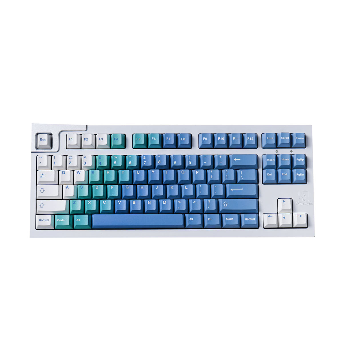 cherry - Blue and white gradient R2 94 keys