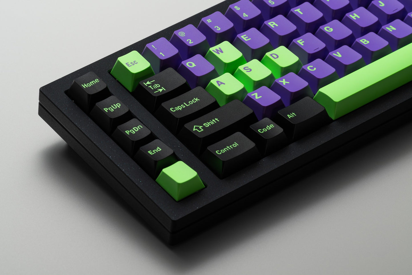 EVANGELION-01 Color Scheme Keycaps