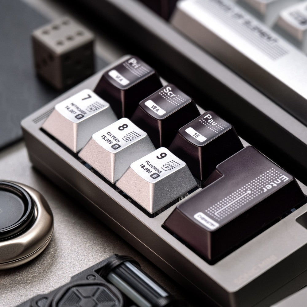 Chemistry Keycaps Metal spraying paint