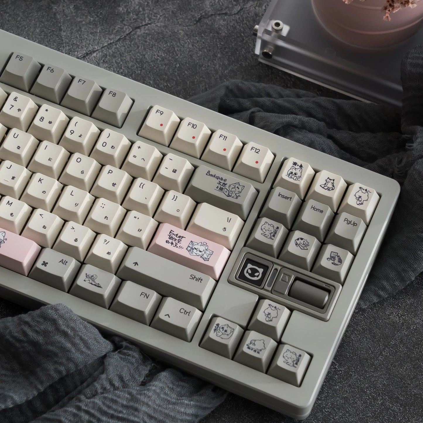 Overtime Cat Keycaps