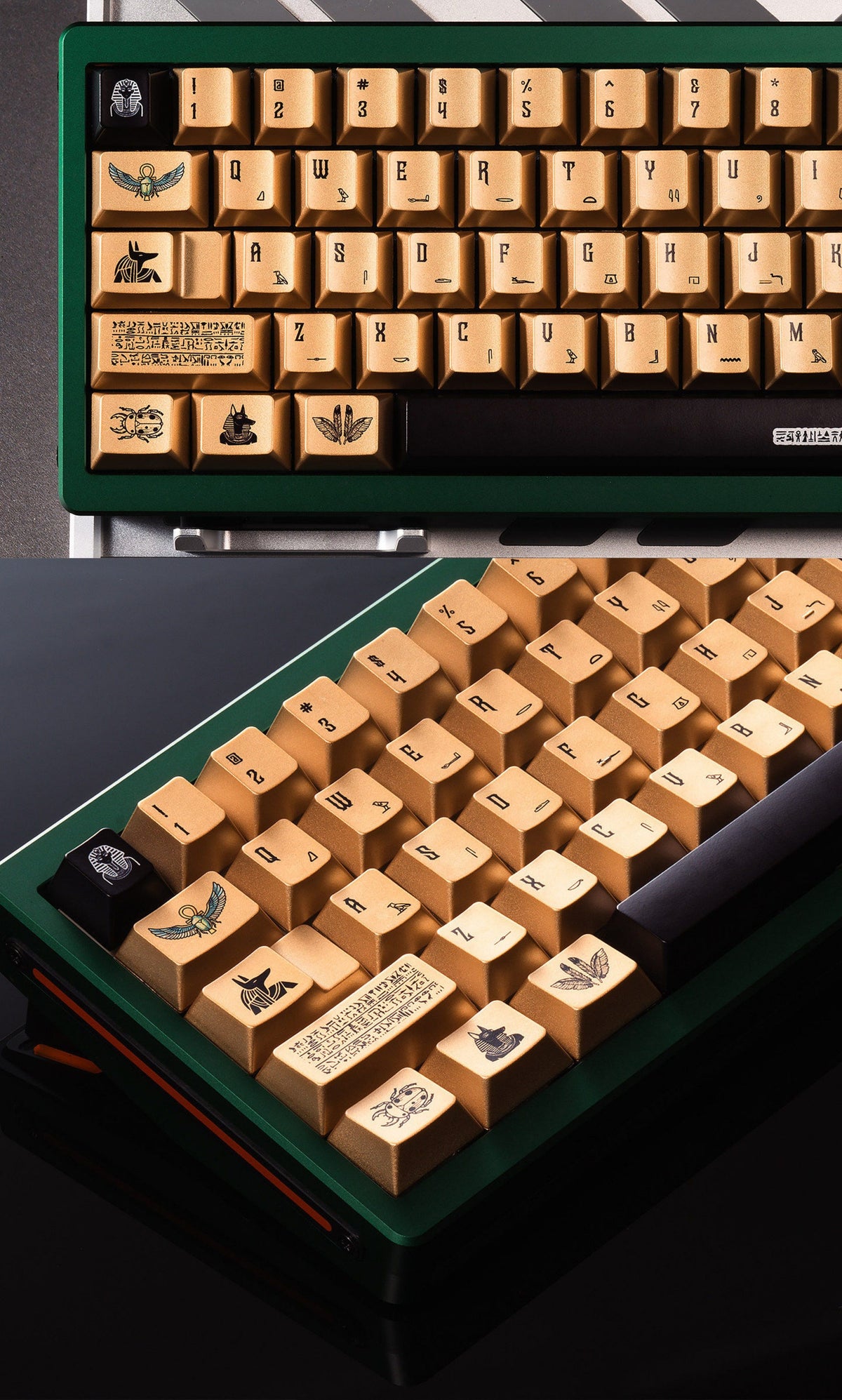 Egyptian Pharaoh Keycaps Metal spraying paint