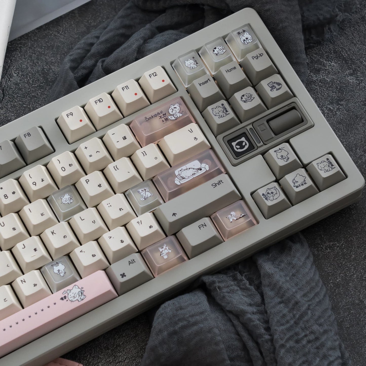 Overtime Cat Keycaps