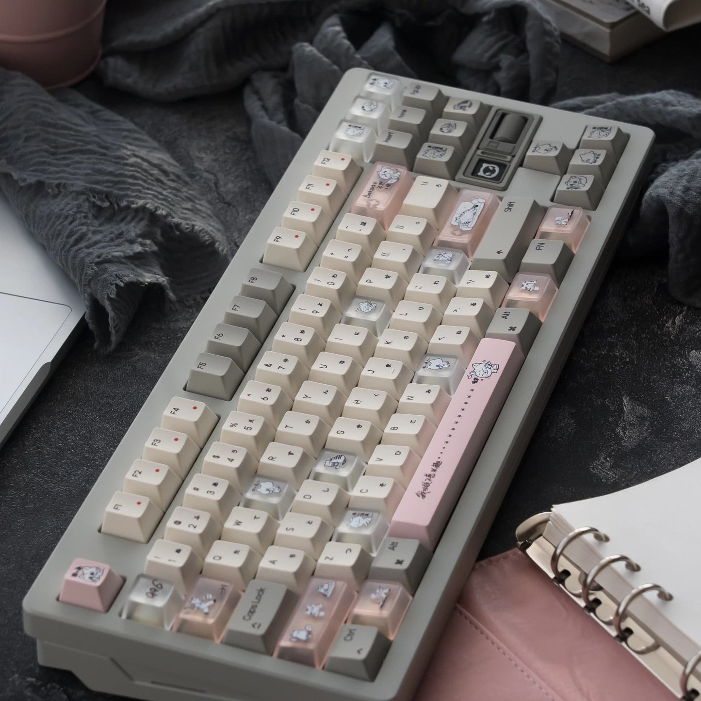 Overtime Cat Keycaps