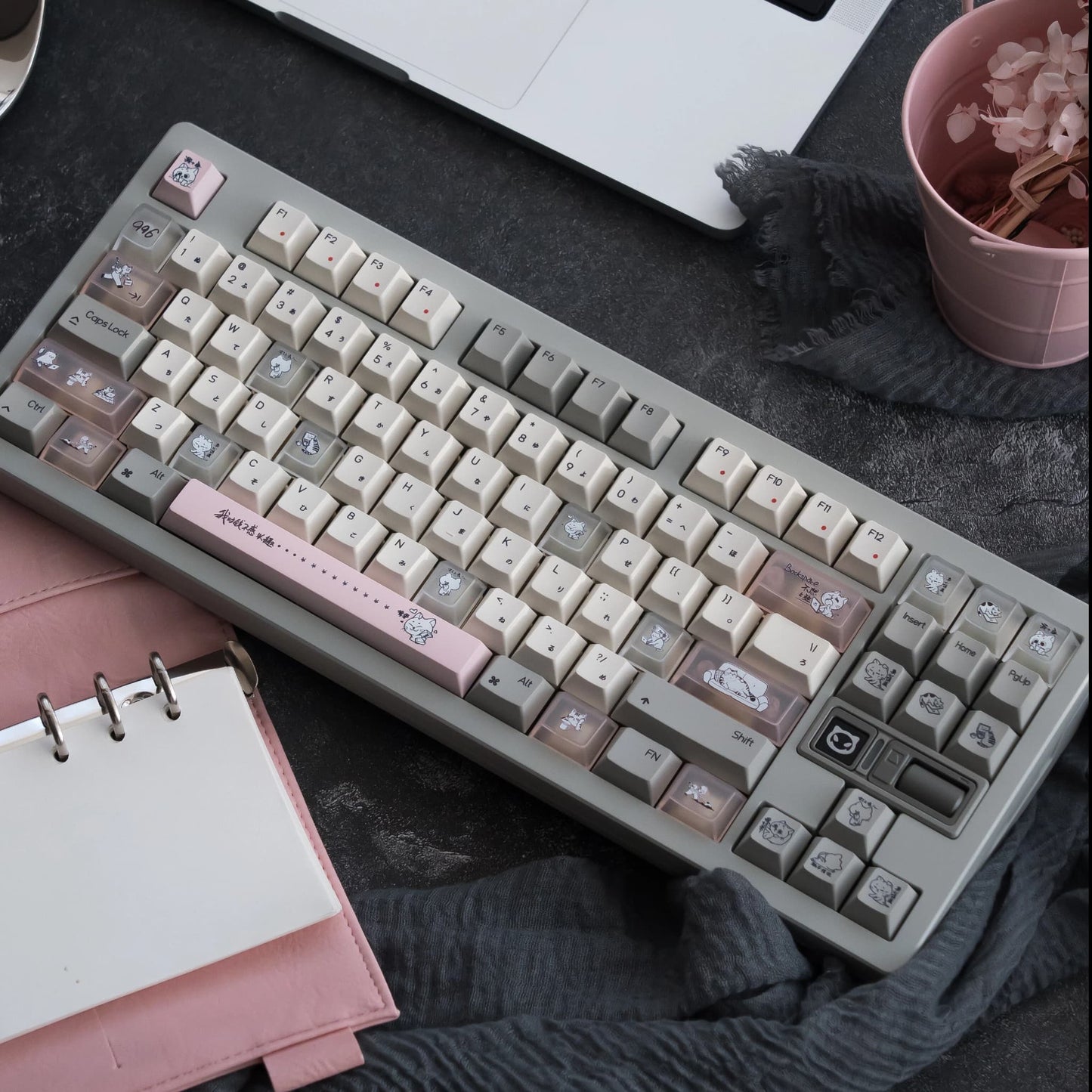 Overtime Cat Keycaps