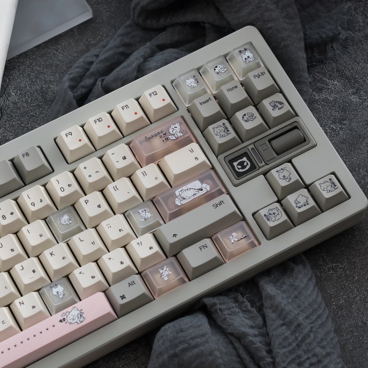 Overtime Cat Keycaps