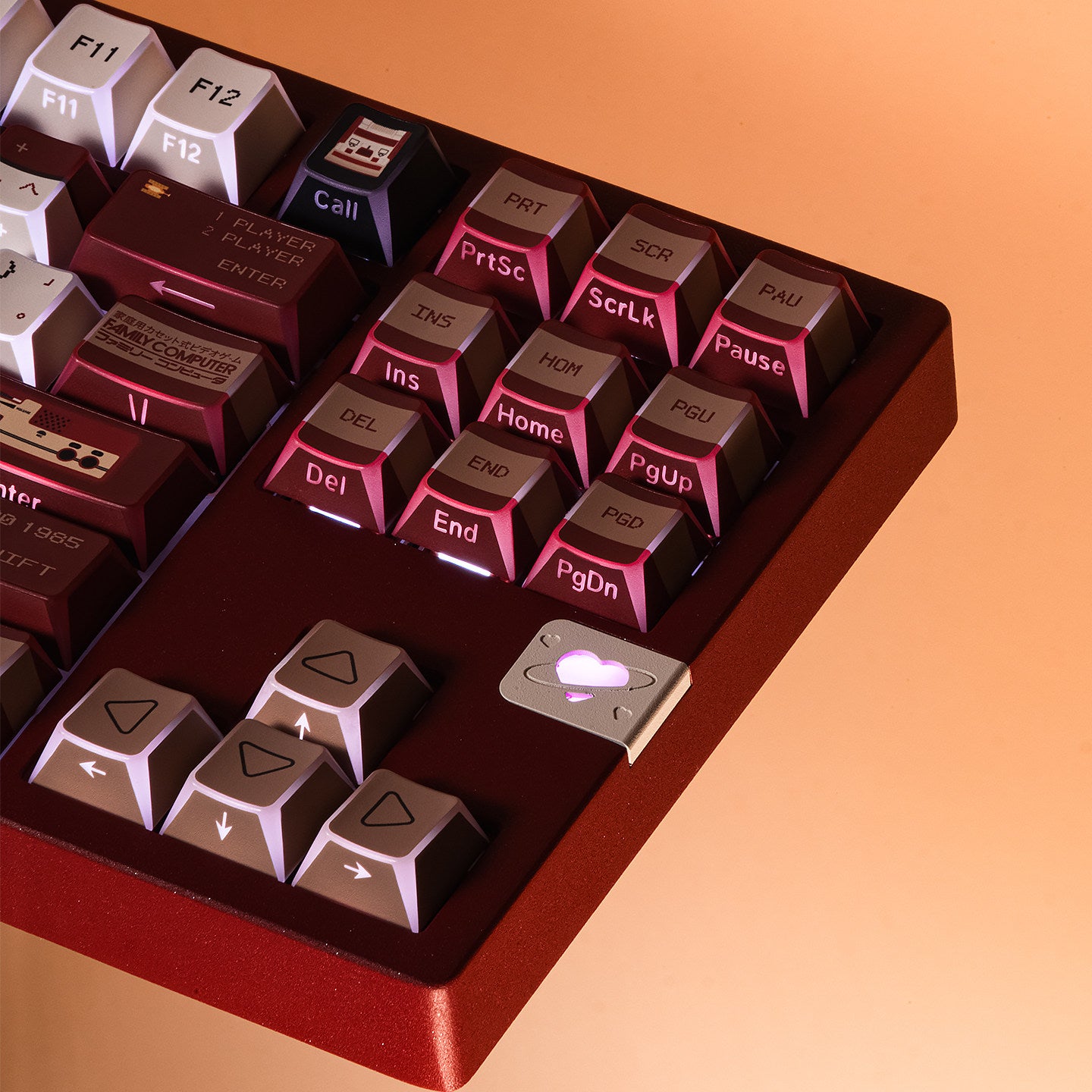 Famicom Design Keycaps Dye-sub Keycaps