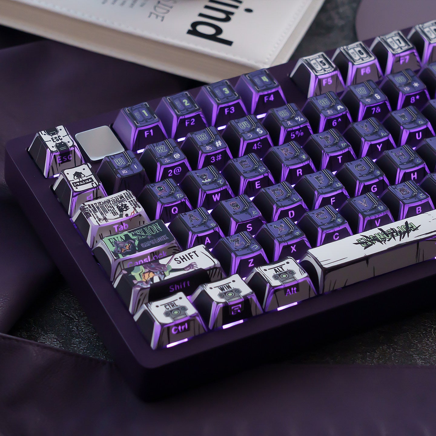 EVANGELION-01 Dye-sub Keycaps
