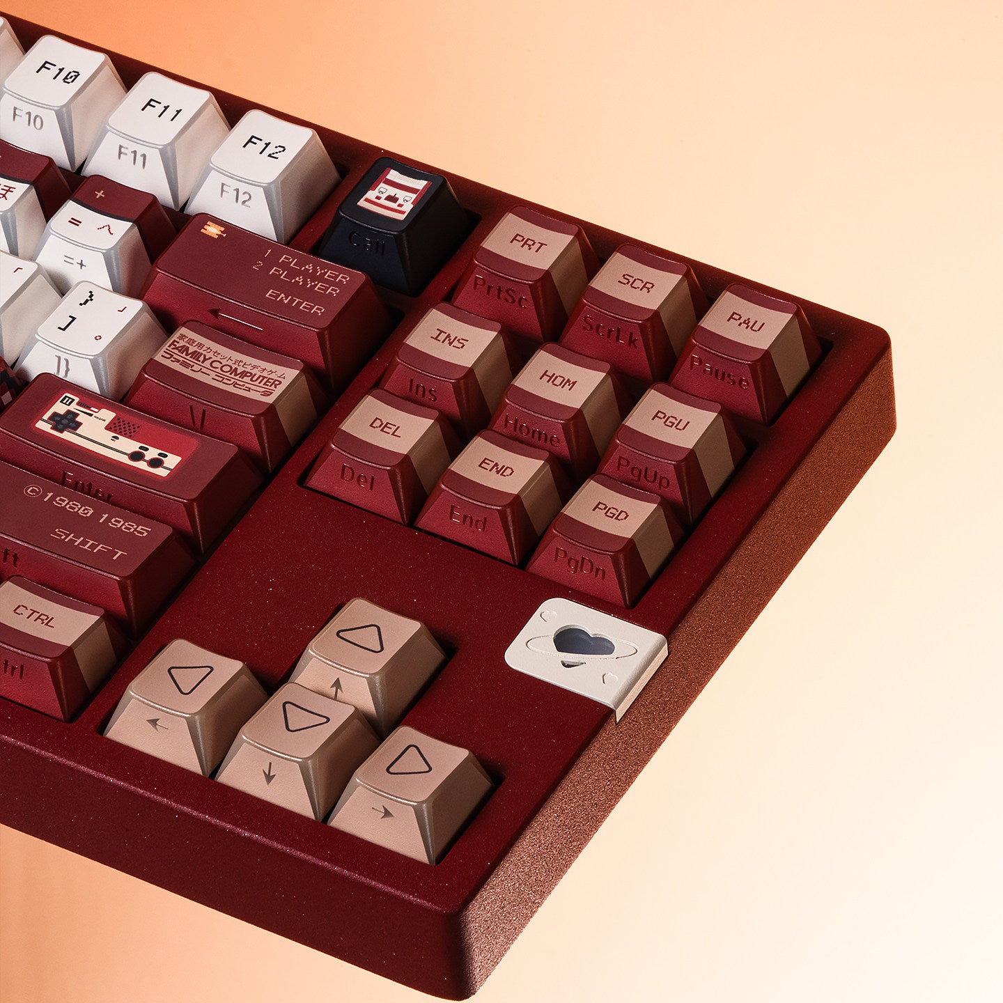 Famicom Design Keycaps Dye-sub Keycaps