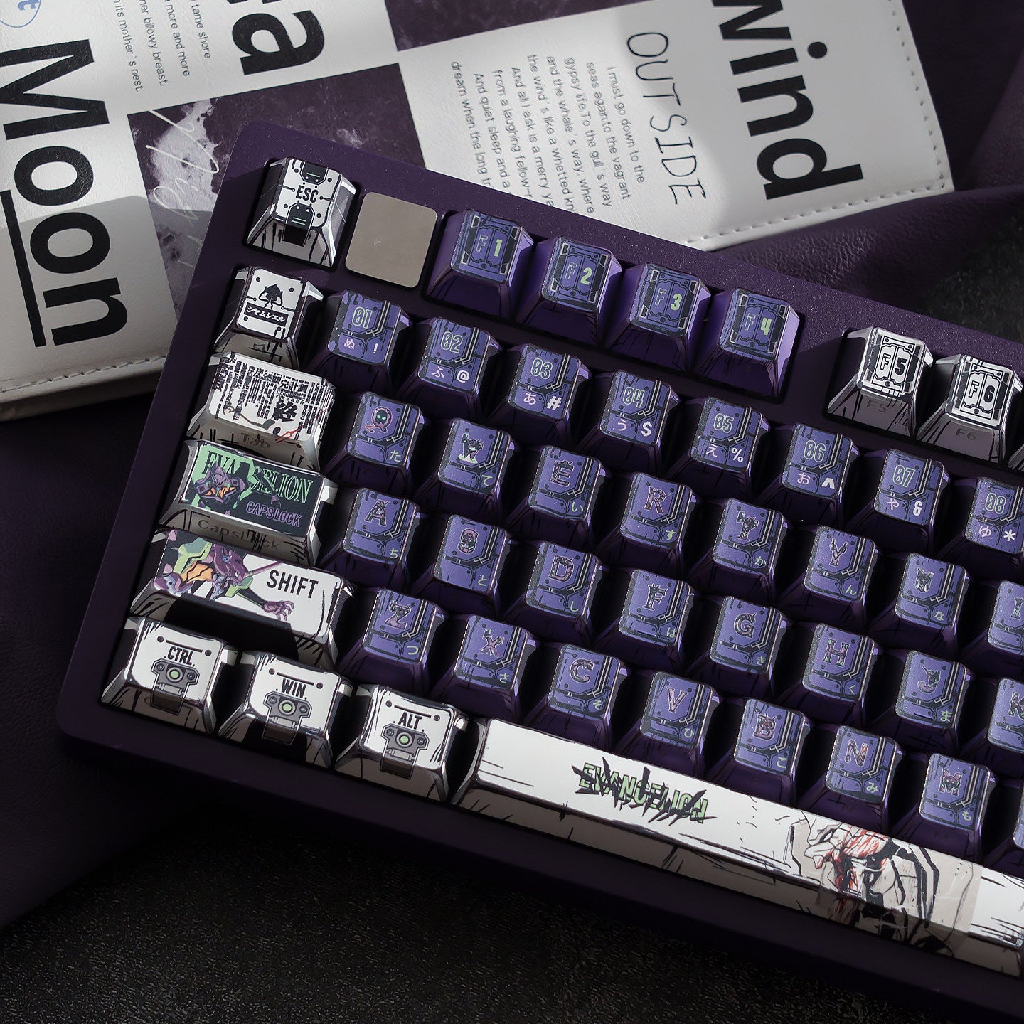 EVANGELION-01 Dye-sub Keycaps