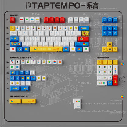 LEGO style Dye-sub Keycaps