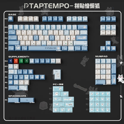 “Lazy Fox” Keycaps