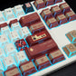 Famicom Design Keycaps Dye-sub Keycaps
