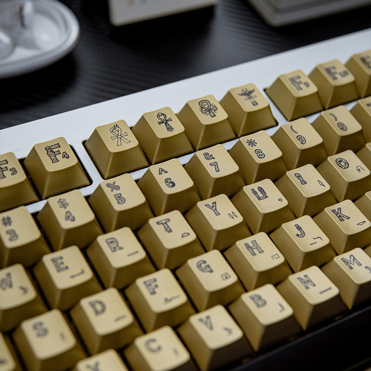 Egyptian Pharaoh Keycaps Metal spraying paint