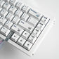 Black/White Holiday Glitter Paint Mechanical Keyboard Keycaps