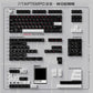 Tape WOB Japanese Black and White Mechanical Keyboard Keycaps
