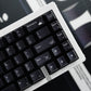 Black/White Holiday Glitter Paint Mechanical Keyboard Keycaps
