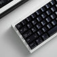 Black/White Holiday Glitter Paint Mechanical Keyboard Keycaps