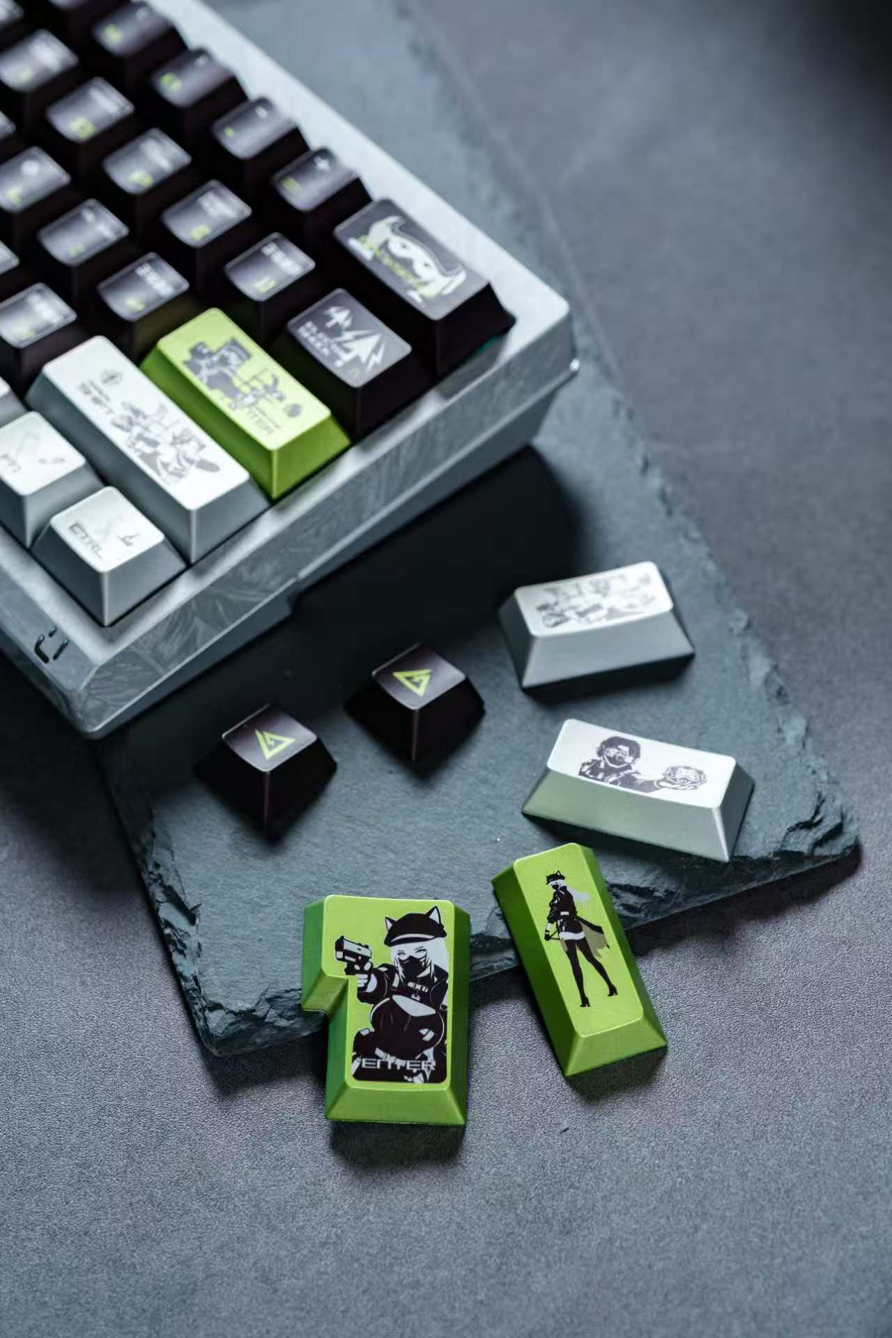 Delta Premium Custom Keycap Set | Cherry Profile PBT Dye-Sub