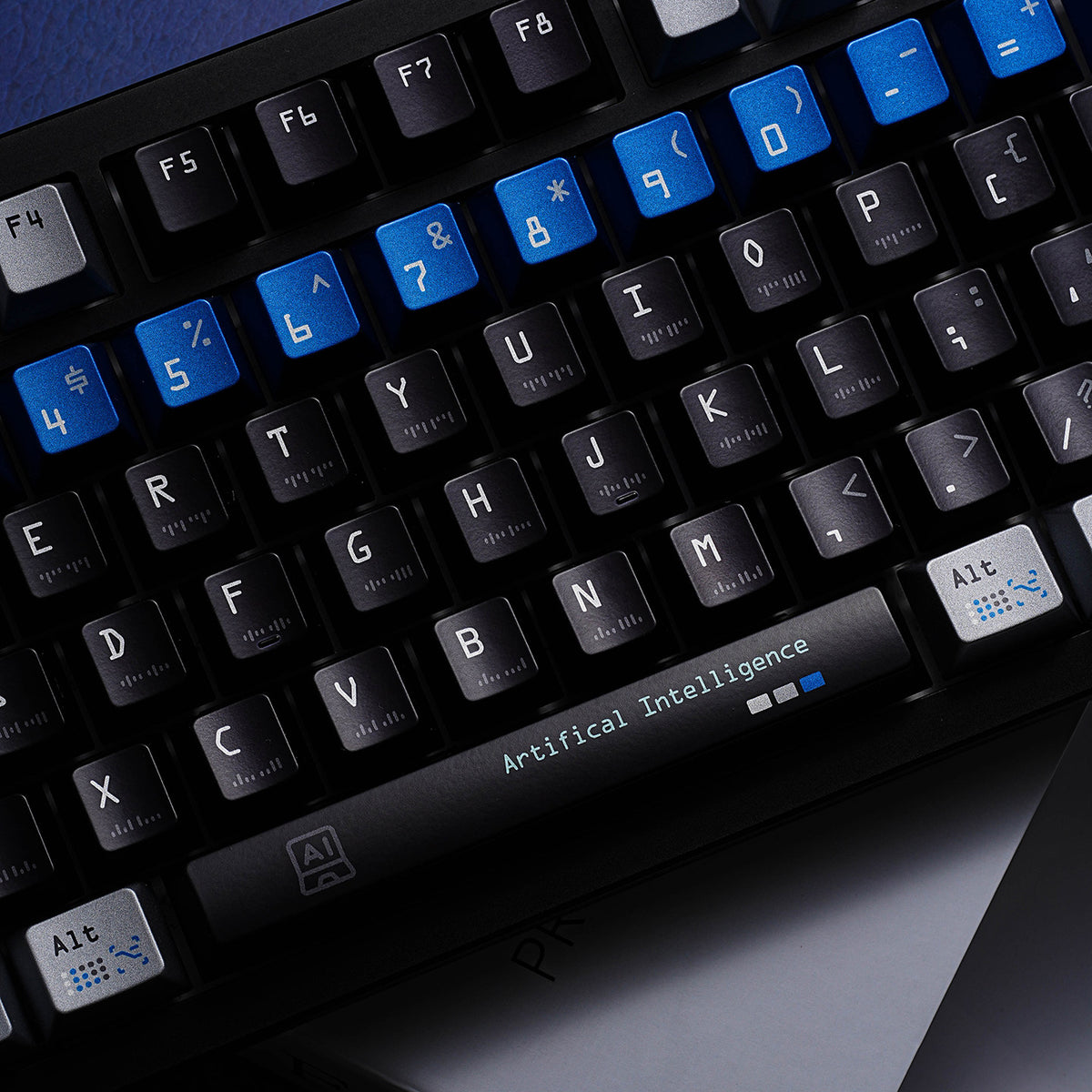 Artificial Intelligence Metallic Paint Keycaps