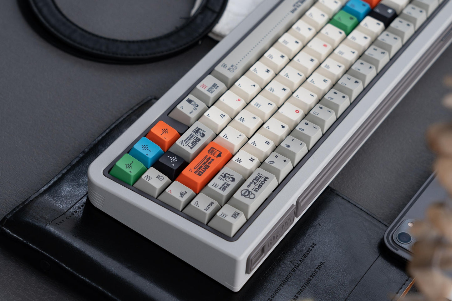 "Work Hard" Keycaps