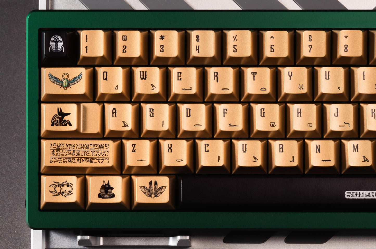 Egyptian Pharaoh Keycaps Metal spraying paint
