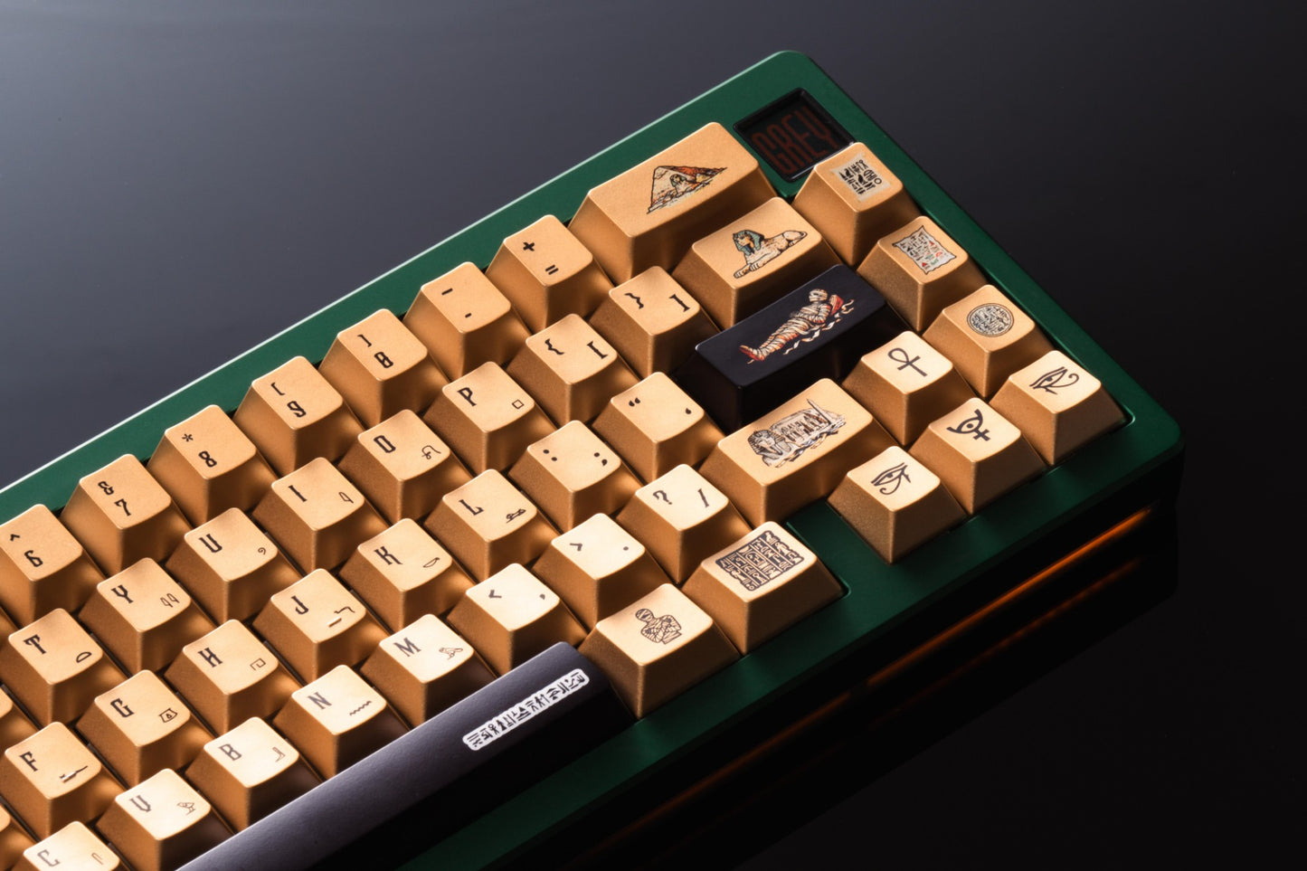 Egyptian Pharaoh Keycaps Metal spraying paint