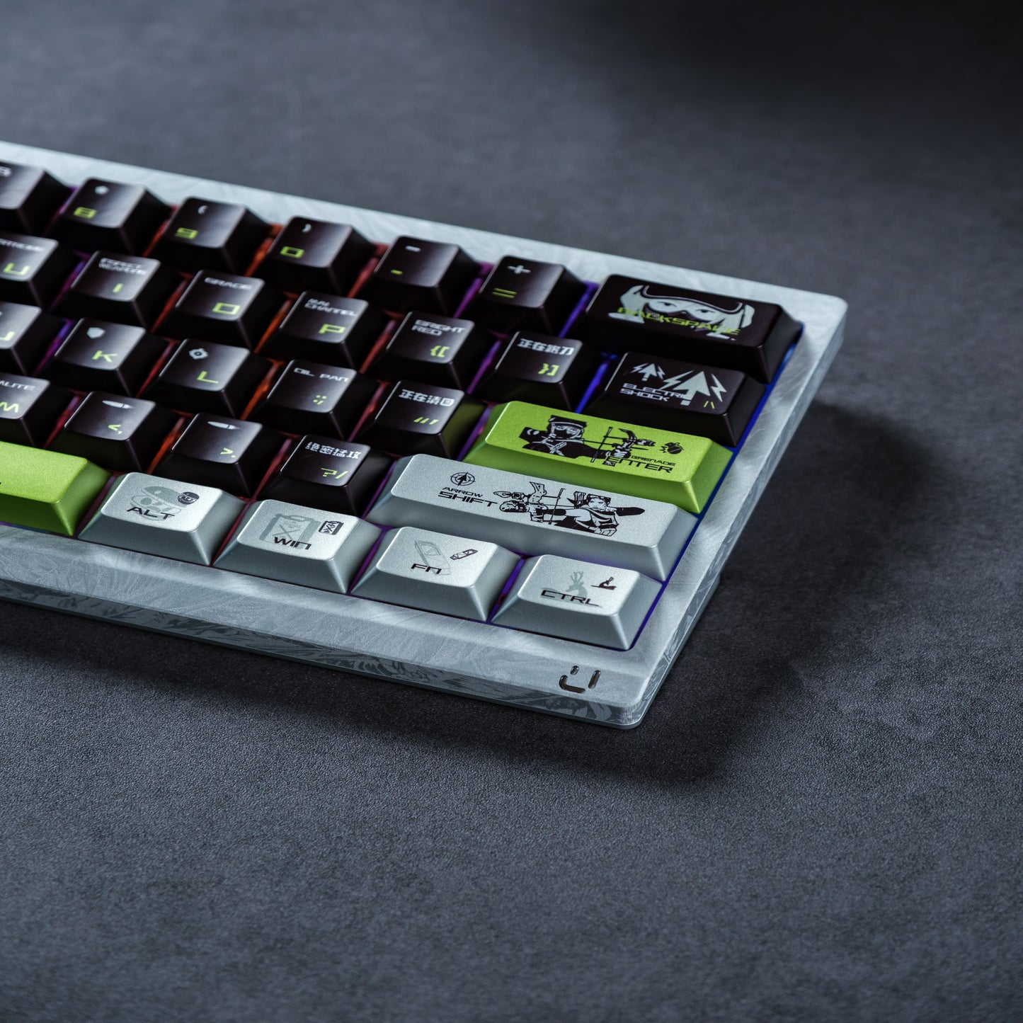 Delta Premium Custom Keycap Set | Cherry Profile PBT Dye-Sub