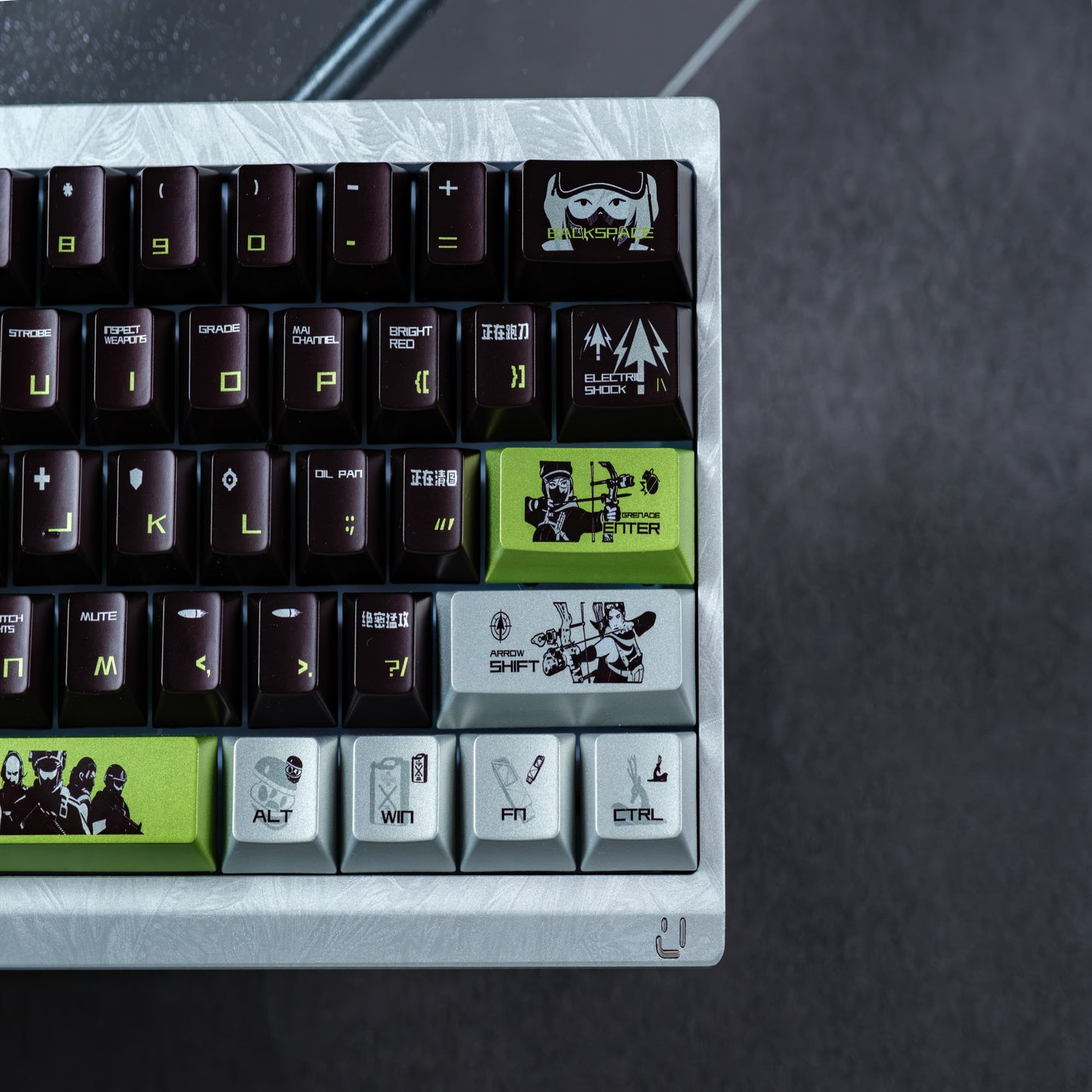 Delta Premium Custom Keycap Set | Cherry Profile PBT Dye-Sub