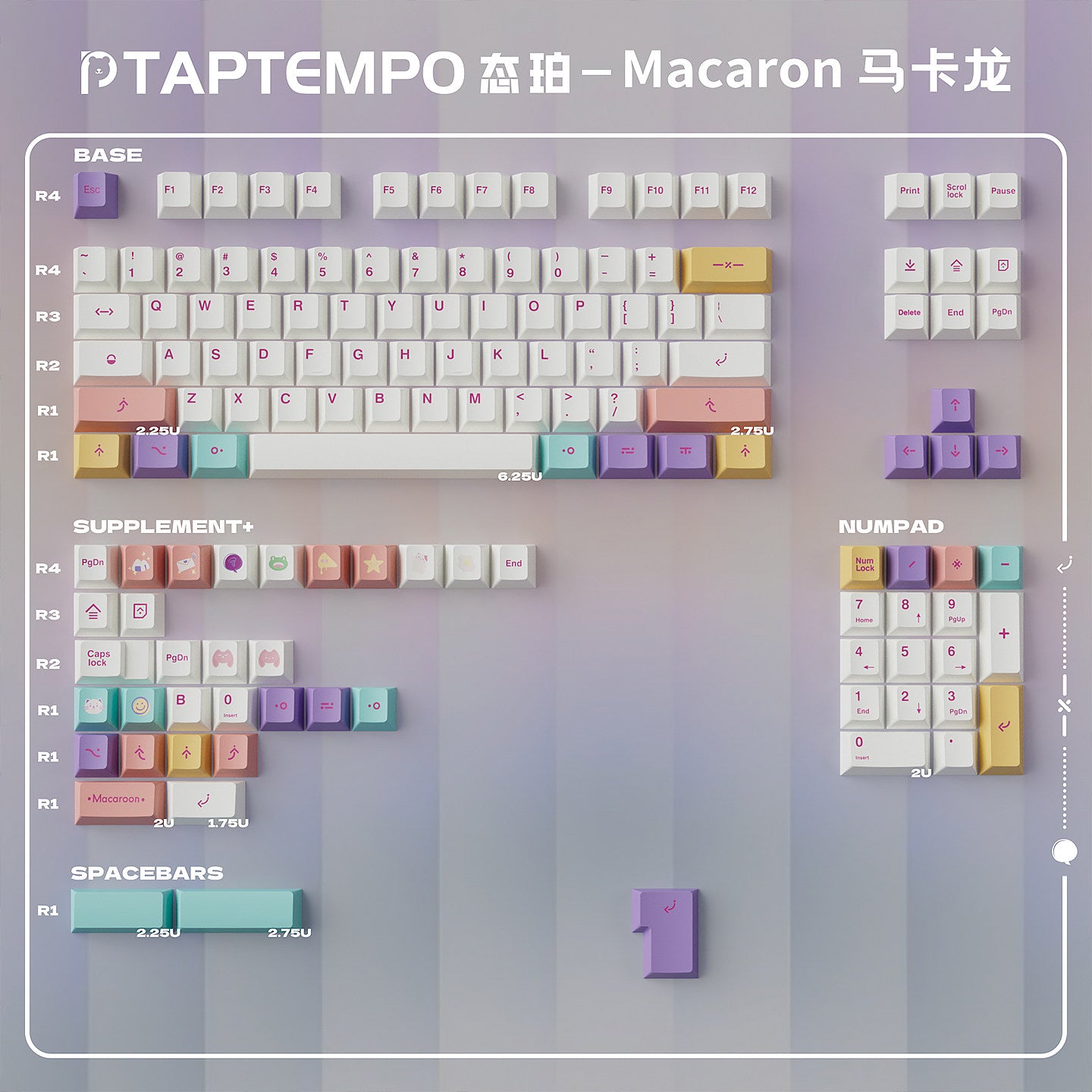Macaron keycaps